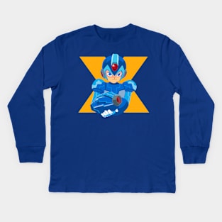 Megaman X Kids Long Sleeve T-Shirt